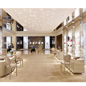 Luminarc-en-ciel, présentoir et comptoir en bois, belles ventes, d'usine, personnalisées, pour magasin de vêtements de Boutique, tendance - Product Image 2