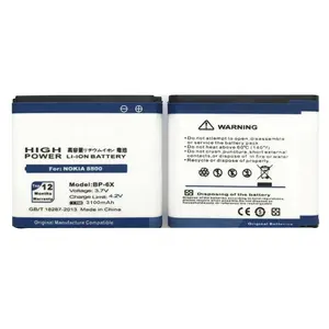 BP-6X Rechargeable Li-ion 3.7V 3100mAh Mobile Phone Battery For Nokia 8800s 8800D 8801 8860 n73i 8800SE Digital Battery