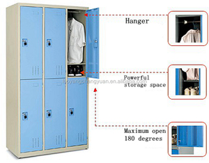Moderno mobiliario escolar estudiante armario de <span class=keywords><strong>6</strong></span> puertas luz venta - Product Image 1