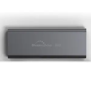 Blueendless M2 Usb Sata Enclosure Aluminum Ssd Case Tyep C 3.1 Nvme Ssd Enclosure USB3.1 to 2280 M.2 SSD Hard Disk Case