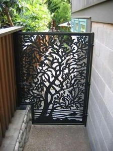Corten-puertas <span class=keywords><strong>de</strong></span> metal oxidado <span class=keywords><strong>de</strong></span> acero <span class=keywords><strong>para</strong></span> villas, vallas decorativas <span class=keywords><strong>para</strong></span> jardín - Product Image 3
