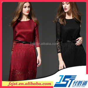 2017 abito di pizzo nero, i modelli di vestiti usura <span class=keywords><strong>rosso</strong></span> bel <span class=keywords><strong>vestito</strong></span> da partito delle signore abiti da festa - Product Image 1