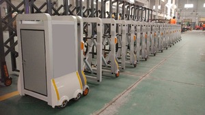 気功式伸縮アルミ製衝突防止交通バリケード、手動式バリケードゲート、リモコン式道路群衆制御、手動式セキュリティ - Product Image 4