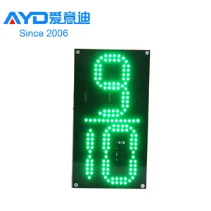 USA Markt 12 Zoll Grün LED Digit Boards Tankstelle LED Preis schild Outdoor 7 Segment LED-Anzeige