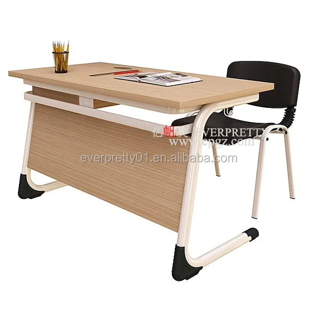 Школьная мебель стол учителя с мягким поролоновым стулом для Классного офиса