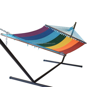 Fábrica del arco iris caribeño hamaca Maya hecha a mano - Product Image 3