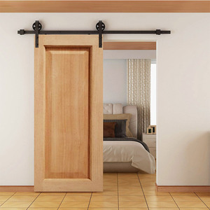白いモダンなドアデザインの引き戸金具 - Product Image 6