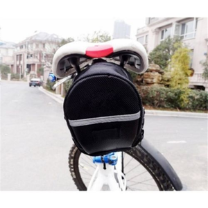 Sacoche de <span class=keywords><strong>selle</strong></span> noire KMI pour cyclisme en extérieur, résistante à l'eau, pochette arrière, rangement pour siège, accessoires de <span class=keywords><strong>moto</strong></span> réfléchissants - Product Image 6