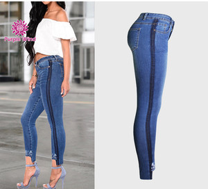 <span class=keywords><strong>Pantalones</strong></span> vaqueros sexys para mujer, Vaqueros <span class=keywords><strong>colombianos</strong></span>, pitillos azules, de cintura alta, personalizados, talla 4 estaciones, venta <span class=keywords><strong>al</strong></span> <span class=keywords><strong>por</strong></span> <span class=keywords><strong>mayor</strong></span> - Product Image 5