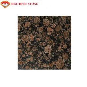 Hot Selling India Brown Farbe Naturstein Granitplatte Fliese für Haus Counter Top Tisch