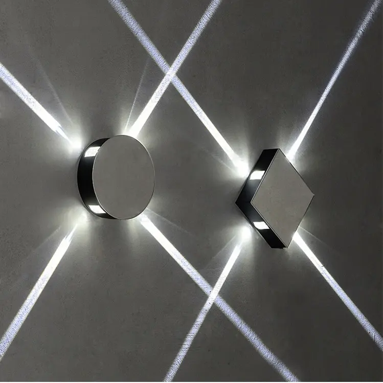 Luzes do ponto do feixe estreito de 4 vias, luzes retangulares do diodo emissor de luz da parede