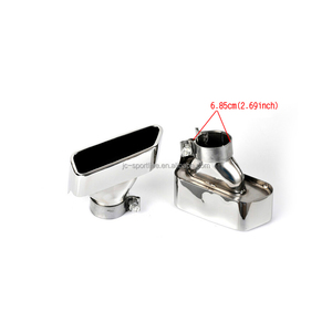 Jc Sportline <span class=keywords><strong>2</strong></span> unids/set inoxidable de escape silenciador consejos para BMW 5 series 2011-2015 - Product Image 5