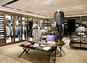 Muebles de Madera Elegantes para Exhibición de Ropa en Tiendas de Ropa Masculina - Product Image 5