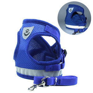 Chất Lượng Tốt Breathable Lưới Phản Quang Thể Thao Puppy <span class=keywords><strong>Dog</strong></span> <span class=keywords><strong>Harness</strong></span> <span class=keywords><strong>Vest</strong></span> Mềm Thở <span class=keywords><strong>Vest</strong></span> <span class=keywords><strong>Dog</strong></span> <span class=keywords><strong>Harness</strong></span> Lưới - Product Image 4