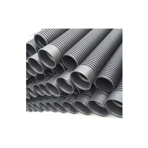 Large plasticHDPE Double Wall Corrugated culverts Pipe for sale