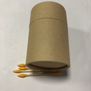 <span class=keywords><strong>Coton</strong></span>-tiges environnementaux cotons-tiges avec bâton de bambou dans une boîte de papier <span class=keywords><strong>sans</strong></span> plastique - Product Image 4