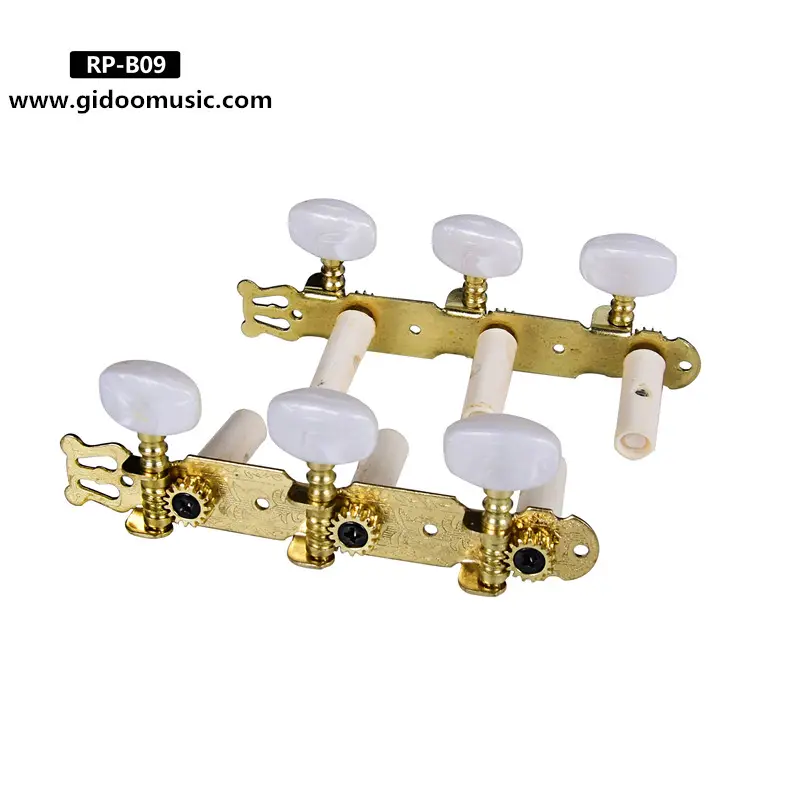 Wholesale High Grade Quality Factory Price Golden Guitar Tuning Pegs Keys For Classical Guitar (2pcs/set)