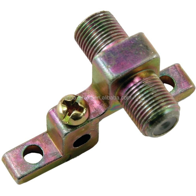Die-Cast Zinc Coaxial Grounding Block