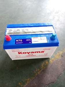 슈퍼 볼트 N70 12V70ah 건조 충전 자동차 배터리 - Product Image 4
