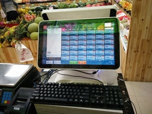 Caja registradora electrónica inteligente para tienda y restaurante, con Android, doble pantalla táctil, con autoservicio de pedido, GC066A - Product Image 6