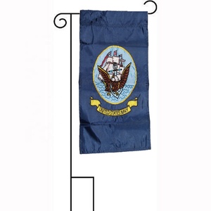 Drapeau de jardin en polyester personnalisé U.<span class=keywords><strong>S</strong></span>. Corps Design avec manches pour l'éducation et les agences de voyages - Product Image 3