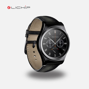 LICHIP nuevas ventas calientes soporte IOS y android pantalla redonda Q8 reloj inteligente - Product Image 3