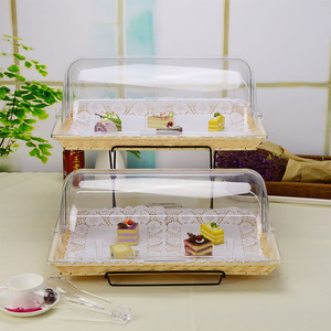 <span class=keywords><strong>Plastica</strong></span> Naturale Alla Ricerca di Canna Cesto di <span class=keywords><strong>Pane</strong></span> con Coperchio - Product Image 3