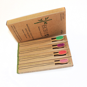 Muestra Gratuita <span class=keywords><strong>de</strong></span> <span class=keywords><strong>Cepillo</strong></span> <span class=keywords><strong>de</strong></span> <span class=keywords><strong>Dientes</strong></span> <span class=keywords><strong>de</strong></span> Bambú Biodegradable, Familiar, 100% Orgánico, con Etiqueta Privada - Product Image 2