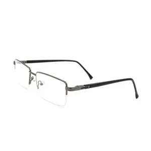 프로모션 저렴한 맞춤형 로고 금속 안경 프레임 독서 안경 남성