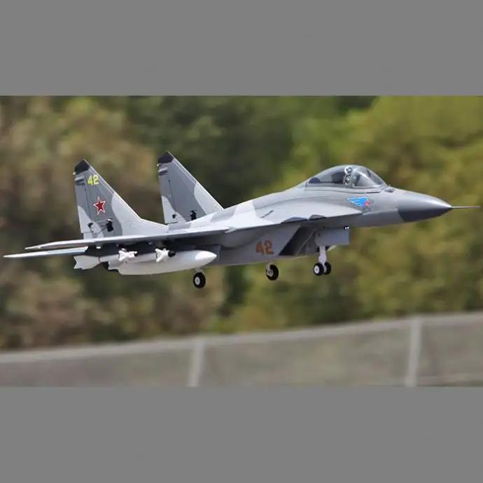 Farbe Rauchen LED-Licht RC Flugzeug Mig-29