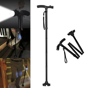 2018 migliore vendita ningbo Astuto Pieghevole walking Canna per gli Anziani usewooden medico stampella <span class=keywords><strong>prezzo</strong></span> - Product Image 2
