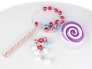 Deliciosos dulces chocolate recubierto maní caramelo Lollipops para al por mayor - Product Image 4