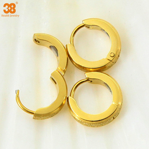 2025 Beste-Kerstcadeau-Mode Heren Roestvrij Staal 316 18K Vergulde Trendy Magnetische Clip-On Oorbellen Gewichtsverlies Therapie - Product Image 5