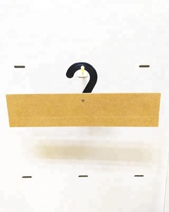 Perchas de Cartón Kraft Reciclado 2018, Ecológicas, para Muestras de Tela, para Pantalones, Tamaño Personalizado, Certificación FSC, Logotipo Impreso en Seda - Product Image 2