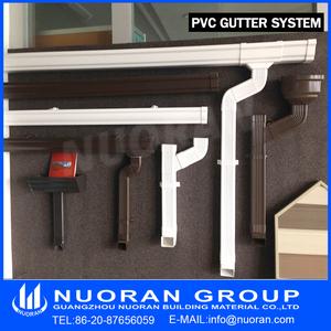 Mejor Precio protector de canalón de hoja de Casa plana Valley, buena calidad África Nigeria Ghana Kenia canalón de lluvia de plástico Borno PVC - Product Image 1