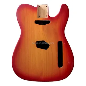 Bóng Cao Hoàn Thiện 2 Mảnh Phù Hợp Với Alder TL Guitar Cơ Thể Trong Cherry Burst Màu Sắc Cho Chất Lượng Cao Tùy Chỉnh Guitar