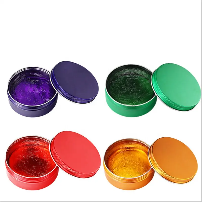 Colorful hair pomade men and women styling disposable shaping wax