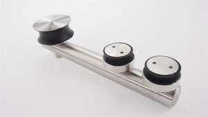 Diseño de moda Interior glass Sliding Barn vía hardware de la puerta - Product Image 3