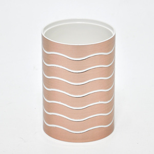 ที่ใส่ยาสีฟันทันสมัยเป็นมิตรต่อสิ่งแวดล้อมทำจาก ABS สีทองดีไซน์แบบทอสำหรับใช้ในโรงแรม - Product Image 3