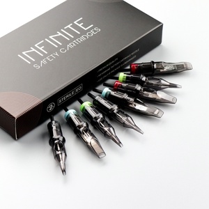 Tattoo Cartridge Needles Sterilized Round Shader 11 Professional Tattoo Needle Cartridge For Tattoo