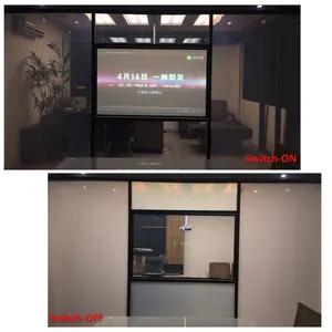 Customized China hotel bathroom smart film for glass door