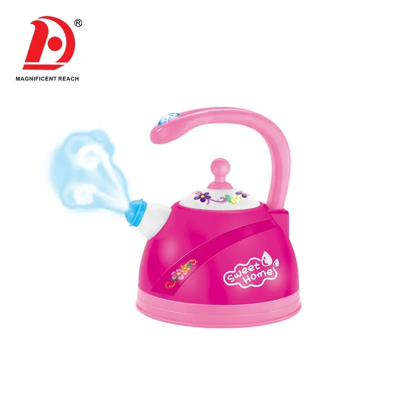 HUADA Kids Fun Kitchen Pretend Play Kochset Haushalts geräte Küchen geschirr Spray Mist Heißwasser topf Kessel Spielzeug für Mädchen