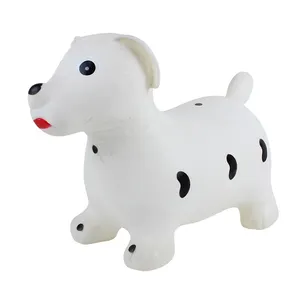 pvc plastic inflatable animal carton white horse dog toys
