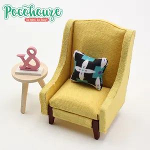 DIY Craft Mini Suit Sofa Kecil Anak Mini Furniture Dekorasi Rumah Boneka