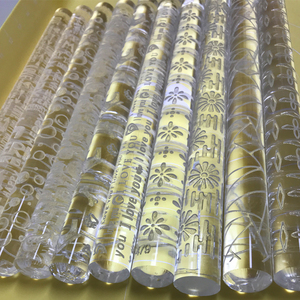 Mẫu Tùy Chỉnh Bánh Không Dính Acrylic Fondant Trang Trí Kết Cấu Dập Nổi Cán Pin - Product Image 2