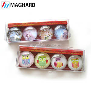 ספק סין מותאם אישית 3d מזכרות זכוכית קריסטל מגנטים על סט מתנה - Product Image 5