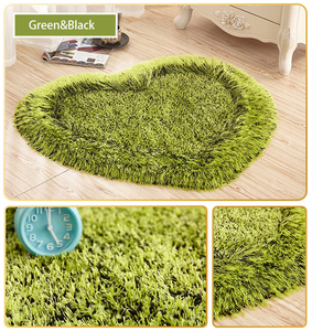 สีเขียวสีดำรูปหัวใจประตู<span class=keywords><strong>พรม</strong></span> - Product Image 1