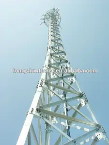 الساخنة تراجع حفزت 35m شعرية زاوية برج من الصلب للاتصالات