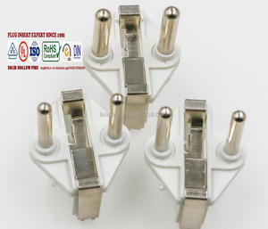 <span class=keywords><strong>Turquía</strong></span> macho insertar 4,8 MM 10 MM/16A VDE 2 pin <span class=keywords><strong>puente</strong></span> para cables <span class=keywords><strong>de</strong></span> alimentación - Product Image 3