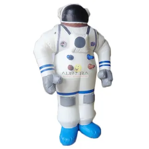 Inflável espaço traços mascote astronauta mascote massagem espaço balão de propaganda homem espaço inflável modelo